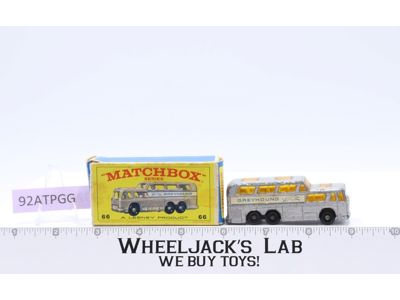 Greyhound Coach No. 66 Lesney Matchbox Series 1960's Made In England