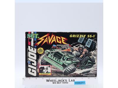Grizzly SS-1 GI Joe SGT. Savage 1994 Hasbro Figure Vehicle NEW MISB SEALED
