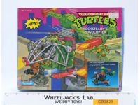 Rocksteady's Pogocopter 100% Complete TMNT 1991 Playmates Action Figure Vehicle