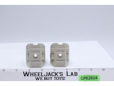 METROPLEX KNEE CAP PAIR 1985 Vintage G1 Transformers Action Figure
