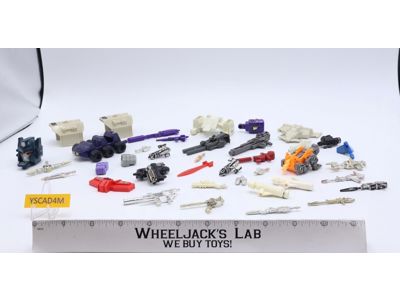 Lot #4 of Accessories Parts Weapons Guns Missiles Vintage G1 Transformers 1984