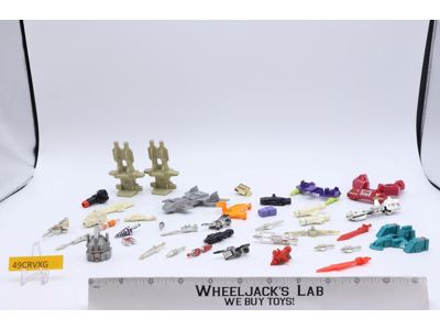 Lot #1 of Accessories Parts Weapons Guns Missiles Vintage G1 Transformers 1984