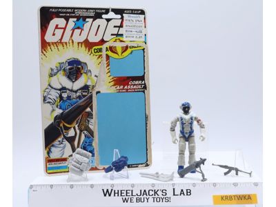Snow Serpent V1 Complete 34 Cardback G.I. Joe 1985 Hasbro Vintage Action Figure