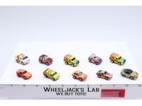 Lot of 10 Cars/Blazers/Van Galoob Micro Machines Vintage