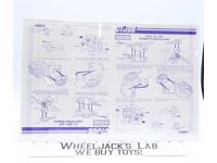 L.A.W. (Laser Artillery Weapon) 1986 ORIGINAL Instructions / Blueprints G.I. Joe
