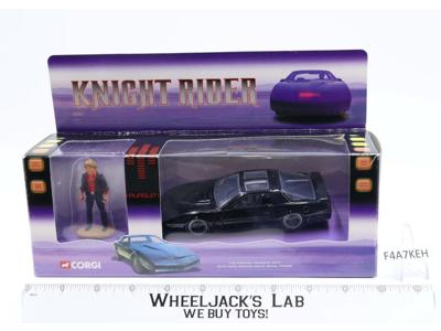 K.I.T.T. W/ Michael Figure Pontiac Transam Knight Rider 1:36 Scale Corgi Toy Car
