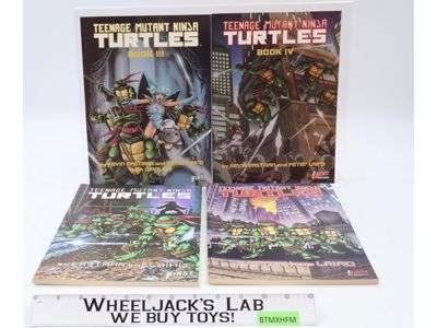 Teenage Mutant Ninja Turtles Graphic Novel Books 1-4 by P. Laird & Keven Eastman