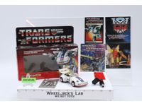 Jazz NICE FIGURE & BOX 100% Complete Boxed 1985 Vintage Hasbro G1 Transformers