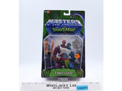 Two Bad Masters Of The Universe vs Snakemen MOTU 2003 Mattel Figure NEW SEALED