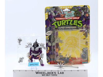 Super Shredder w/ Card 100% Complete Teenage Mutant Ninja Turtle 1991 Playmates