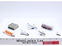Lot of 6 Rockets/Planes/ NASA Vintage Galoob Micro Machines