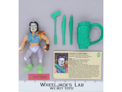 Casey Jones 100% Complete Teenage Mutant Ninja Turtles Playmates 1989 Vintage