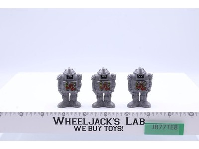 Lot of 3 Captain Crunch Sogmaster Robot Cereal Premium 1985 Vintage Figures