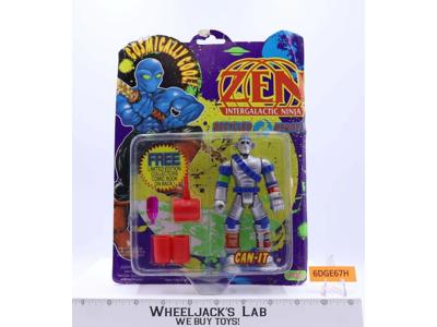 Can-It Recycled Heroes ZEN Intergalactic Ninja W/Comic Just Toys 1992 Figure
