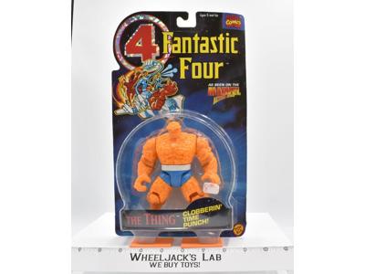 The Thing Clobberin' Time Punch Fantastic Four Marvel Comics MOSC 1994 Toybiz