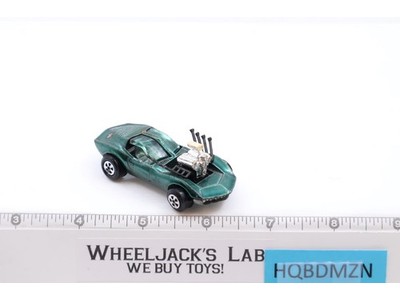 Johnny Lightning Topper Vicious Vette Dark Green 1970 Vintage
