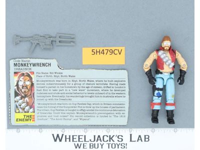 Monkeywrench V1 100% Complete G.I. Joe 1986 Hasbro Vintage Action Figure