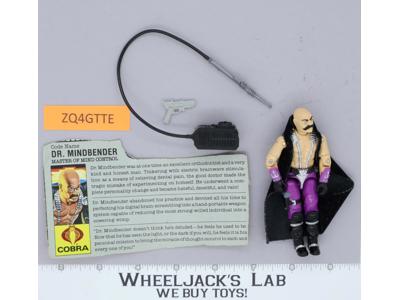 Dr. Mindbender V1 100% Complete G.I. Joe 1986 Hasbro Vintage Action Figure