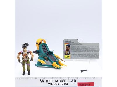 Dreadnok Air Skiff W/Zanzibar 100% Complete GI Joe 1987 Hasbro Figure Vehicle