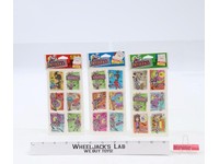 Beetlejuice Vinyl Puffy Stickers Lot of 3 1990 Gordy NEW SEALED