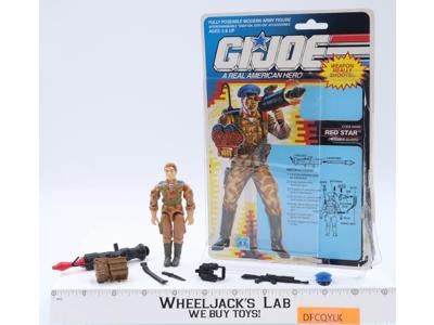 Red Star V1 100% Complete W/ Cardback 1991 G.I. Joe Hasbro Vintage Action Figure