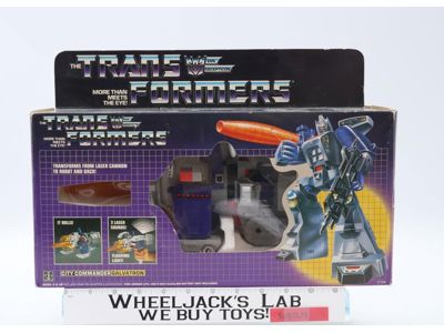 Galvatron W/BOX & INSERT 100% Complete 1986 Vintage Hasbro G1 Transformers MIB