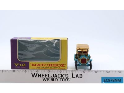 1909 Thomas Flyabout Y-12 W Original Box Lesney Matchbox 1960's England
