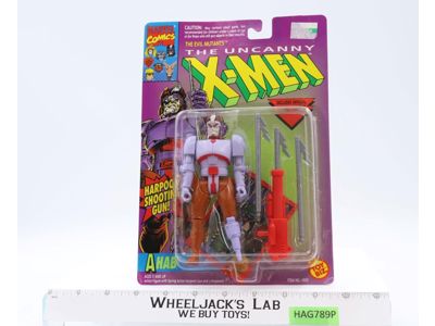 Ahab W/Harpoon Shooting Gun The Uncanny X-Men Evil Mutants 1993 Toy Biz MOSC