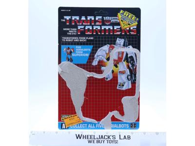 Air Raid Cardback Vintage 1986 G1 Transformers Hasbro Action Figure