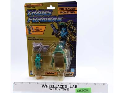 Bristleback Pretender Monsters 1989 Vintage Hasbro G1 Transformers Figure MOSC