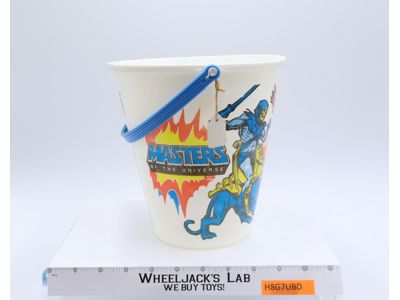 He-Man Masters of the Universe MOTU Beach Bucket 1984 HG Industries Vintage 8"