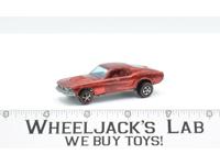 Custom Mustang Red 1968 Redline Hot Wheels Mattel Vintage RL