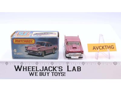 '57 Chevy No. 4 Lesney Superfast Matchbox 1979 W/Box England Vintage