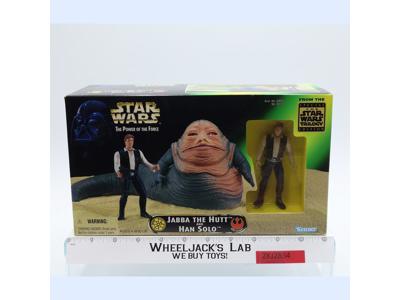 Jabba the Hutt & Han Solo Star Wars POTF 1998 Hasbro NEW MOSC SEALED