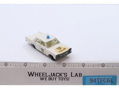 Ford Galaxie Police Car w/ BLUE DOME Matchbox Series 55/59 Lesney England