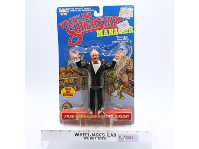 Mean Gene Okerlund Wrestling Superstars WWF 1985 LJN 8" Action Figure NEW MOC