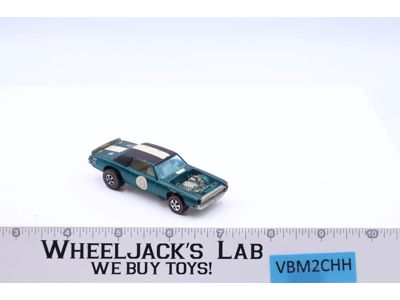 TNT-Bird Aqua 1969 Redline Hot Wheels Mattel Vintage RL White Interior