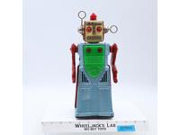 Chief Robotman Tin Toy Battery Operated 1950s Yoshiya Japan Robot Action Figure