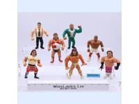 Lot of 7 1980's WWF Hasbro Titan Sports 5" Vintage Wrestling Action Figures