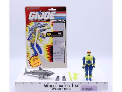 Eels V2 100% Complete Cardback G.I. Joe 1992 Hasbro Vintage Action Figure