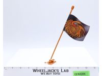 Eternia Flag Pole & Flag W/ Clip 1986 MOTU He-Man Masters of the Universe