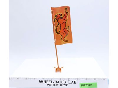Eternia Flag Pole & Clip 1986 MOTU He-Man Masters of the Universe