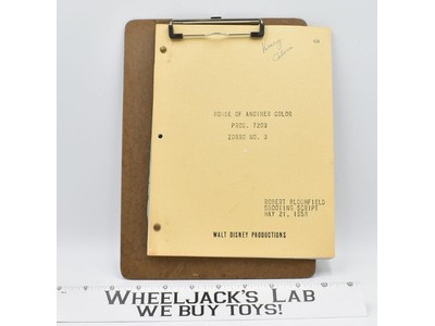 Horse Of Another Color Prod.7203 Zorro No.3 Henry Calvin ORIGINAL FINAL SCRIPT