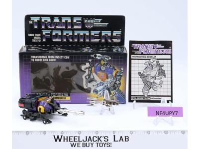 Bombshell NR MINT FIGURE w/Box 100% Complete 1985 Vintage Hasbro G1 Transformers