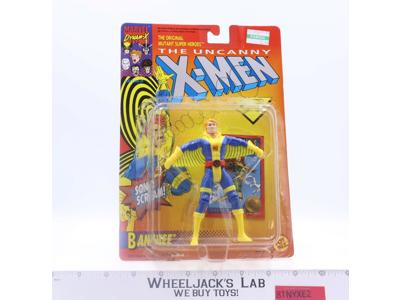 Banshee W/Sonic Scream 100% Cojmplete W/CARD & BUBBLE X-Men 1992 Toy Biz