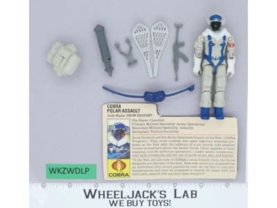 Snow Serpent V1 100% Complete G.I. Joe 1985 Hasbro Vintage Action Figure