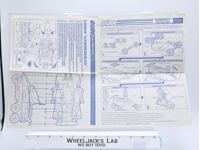Cobra Hammerhead 1990 ORIGINAL Instructions Blueprints G.I. Joe Action Figure