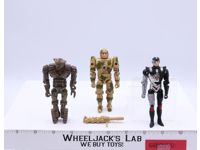 Lot of 3 Captain Power 1980s Mattel Vintage Action Figures + Accessories