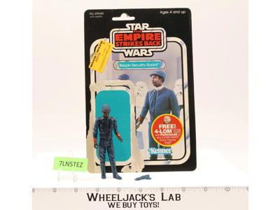 Bespin Security Guard Black Complete 47 Back-A Star Wars ESB 1982 Kenner Figure
