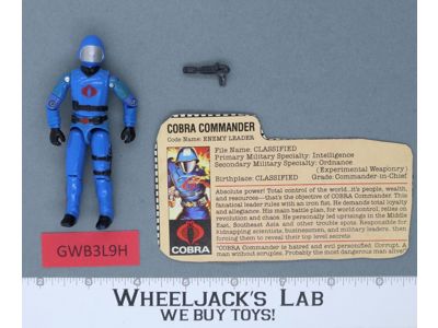 Cobra Commander V1.5 100% Complete G.I. Joe 1983 Hasbro Vintage Action Figure